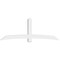 Ekena Millwork Bellingham Architectural Grade PVC Gable Bracket, 96"W x 36"H x 6"D x 6"F, 9/12 Pitch GBP096X36X0606BEL00 - alternate 3